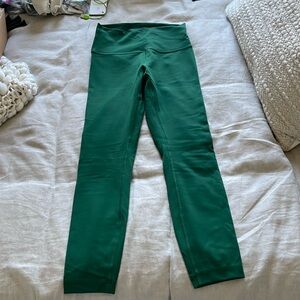 Lululemon workout pants, green, size 6